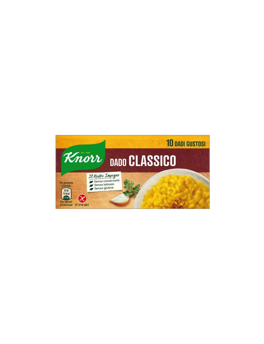 Knorr Brodo Classico X10 gr.100 Tavoletta