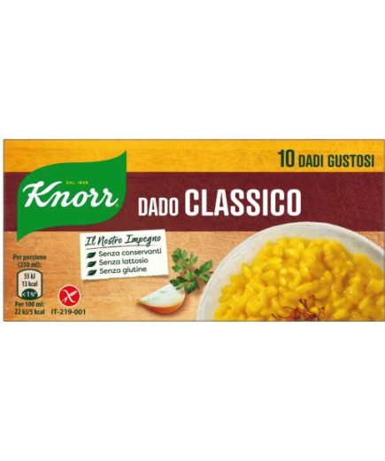 Knorr Brodo Classico X10 gr.100 Tavoletta