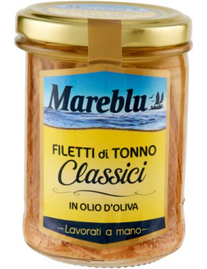 Mareblu Filetti Tonno Olio D'Oliva gr.180 Vaso In Vetro