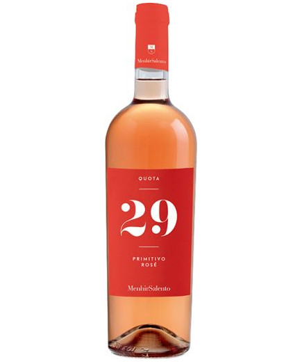 Menhir Salento Primitivo Rosato Salento IGT quota 29 cl.75