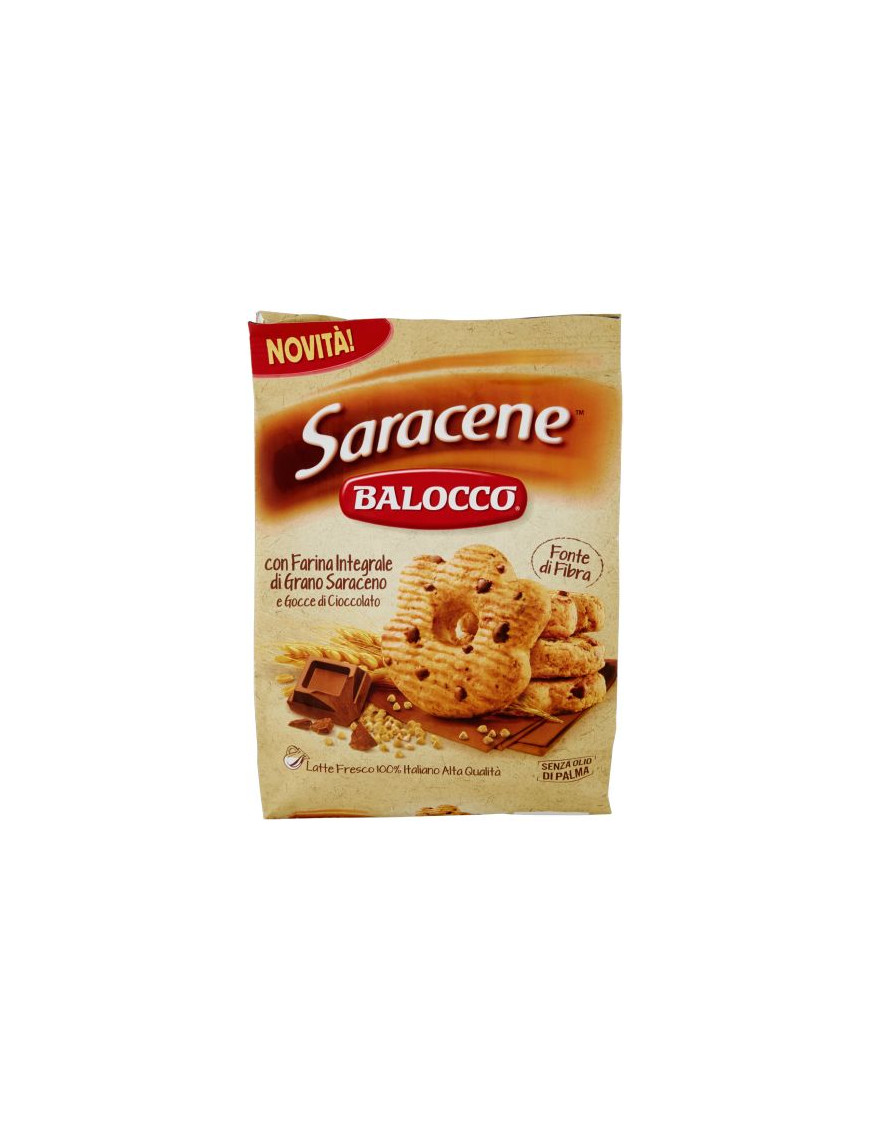 Balocco Saracene Farina Integrale Grano Saraceno Con Cioccolata gr.700