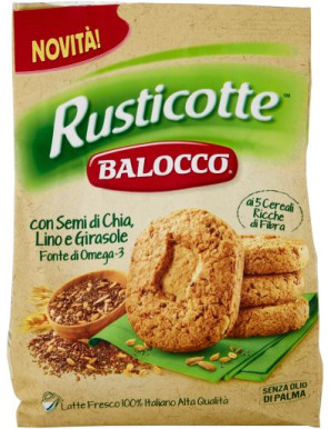 Balocco Rusticotte Con Semi Di Chia/Lino/Girasole gr.700