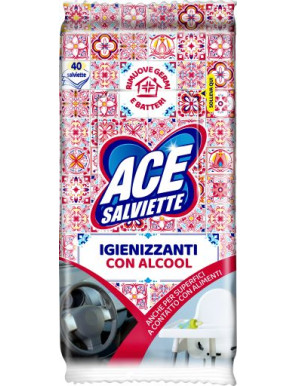 Ace Salviette Igienizzanti C/Alcool X40