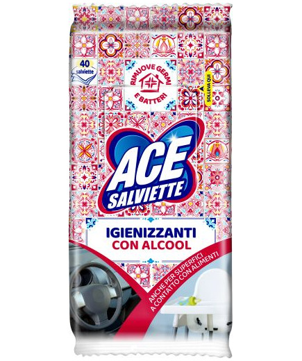 Ace Salviette Igienizzanti C/Alcool X40