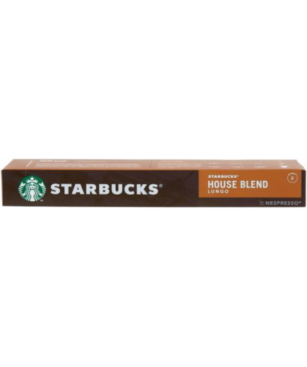 Starbucks House Blend 10 Capsule -Compatibili Nespresso-