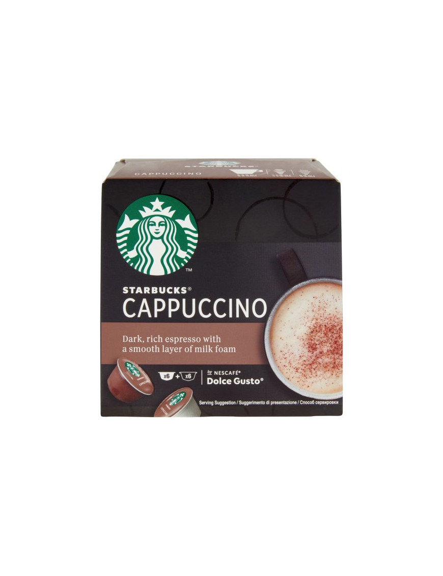 Starbucks White Cappuccino 12capsule -Compatibile Dolce Gusto-