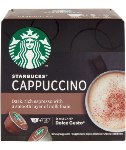 Starbucks White Cappuccino 12capsule -Compatibile Dolce Gusto-