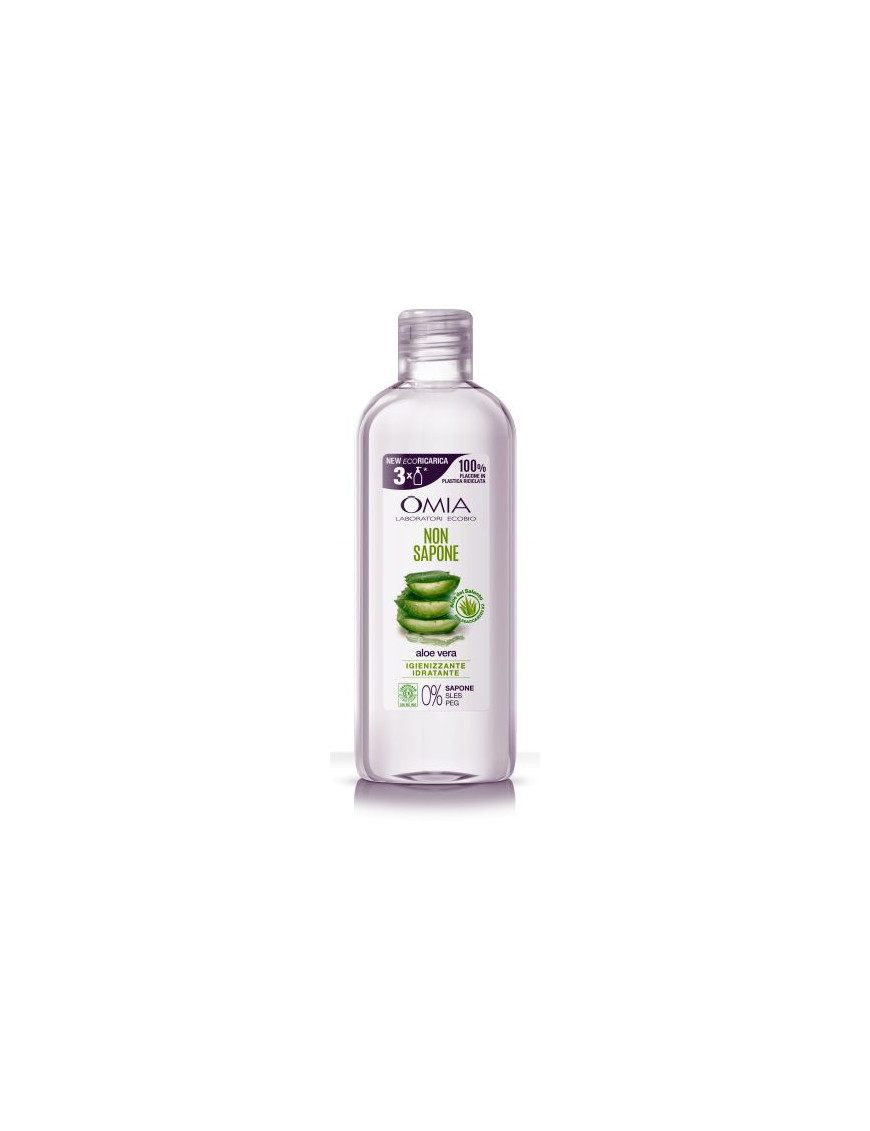 Omia Sapone Liquido Ecoricarica Nonsapone Aloe Vera BIO ml.750