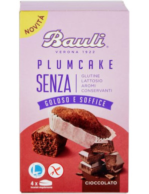 Bauli Plumcake Senza Glutine Cioccolato (4Pz) (Senza Lattosio ) gr.132