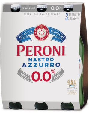 Nastro Azzurro Zero cl.33X3