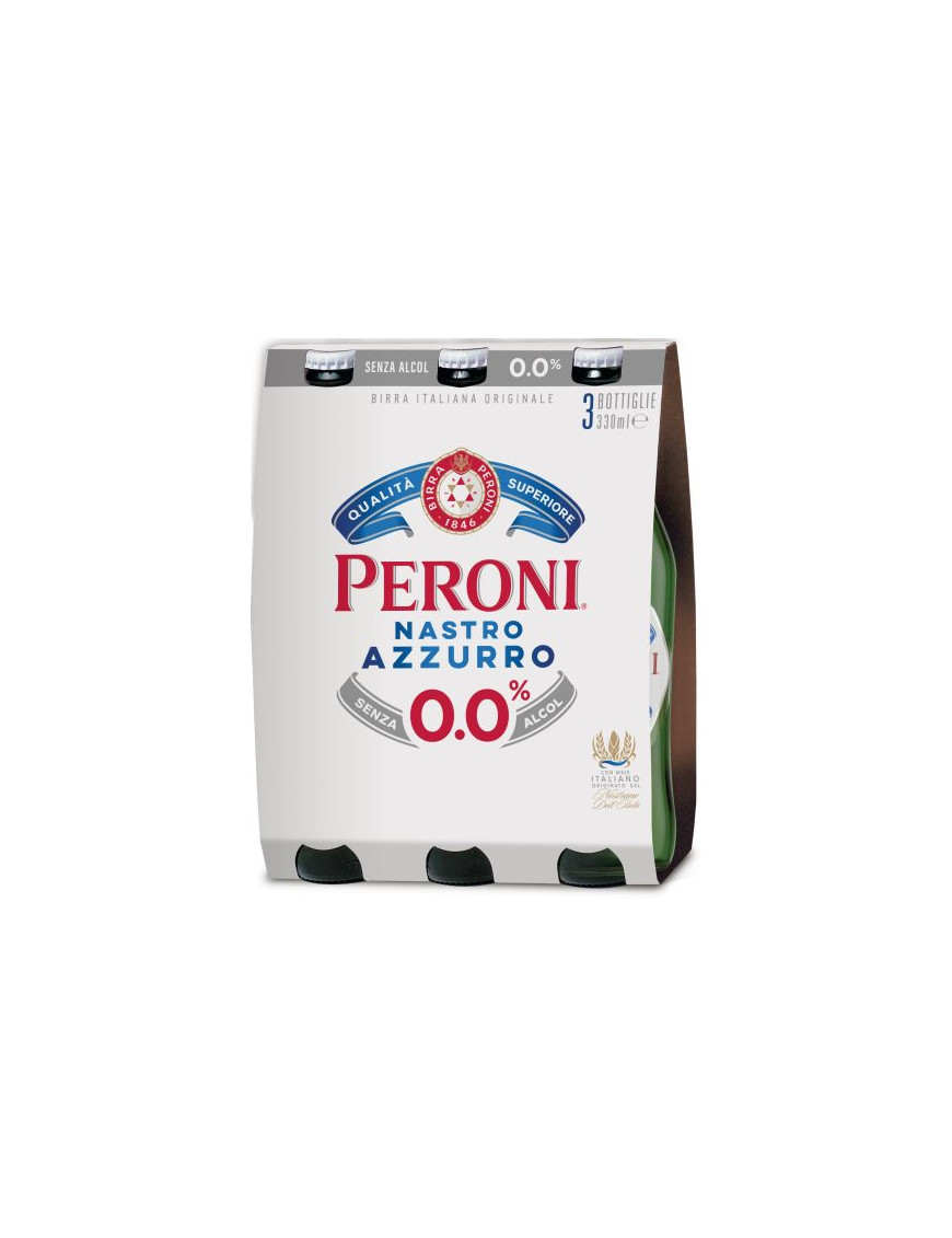 Nastro Azzurro Zero cl.33X3