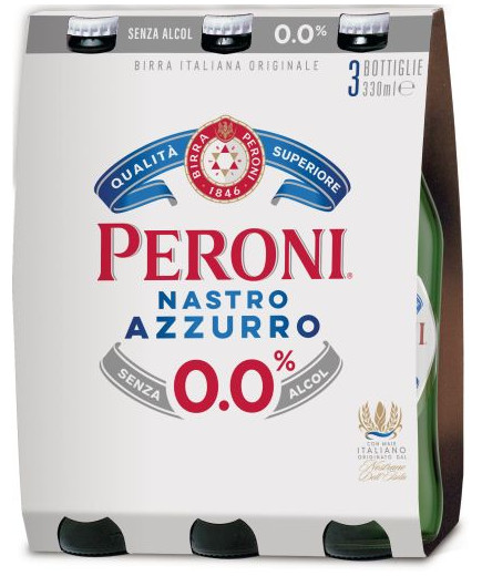 Nastro Azzurro Zero cl.33X3