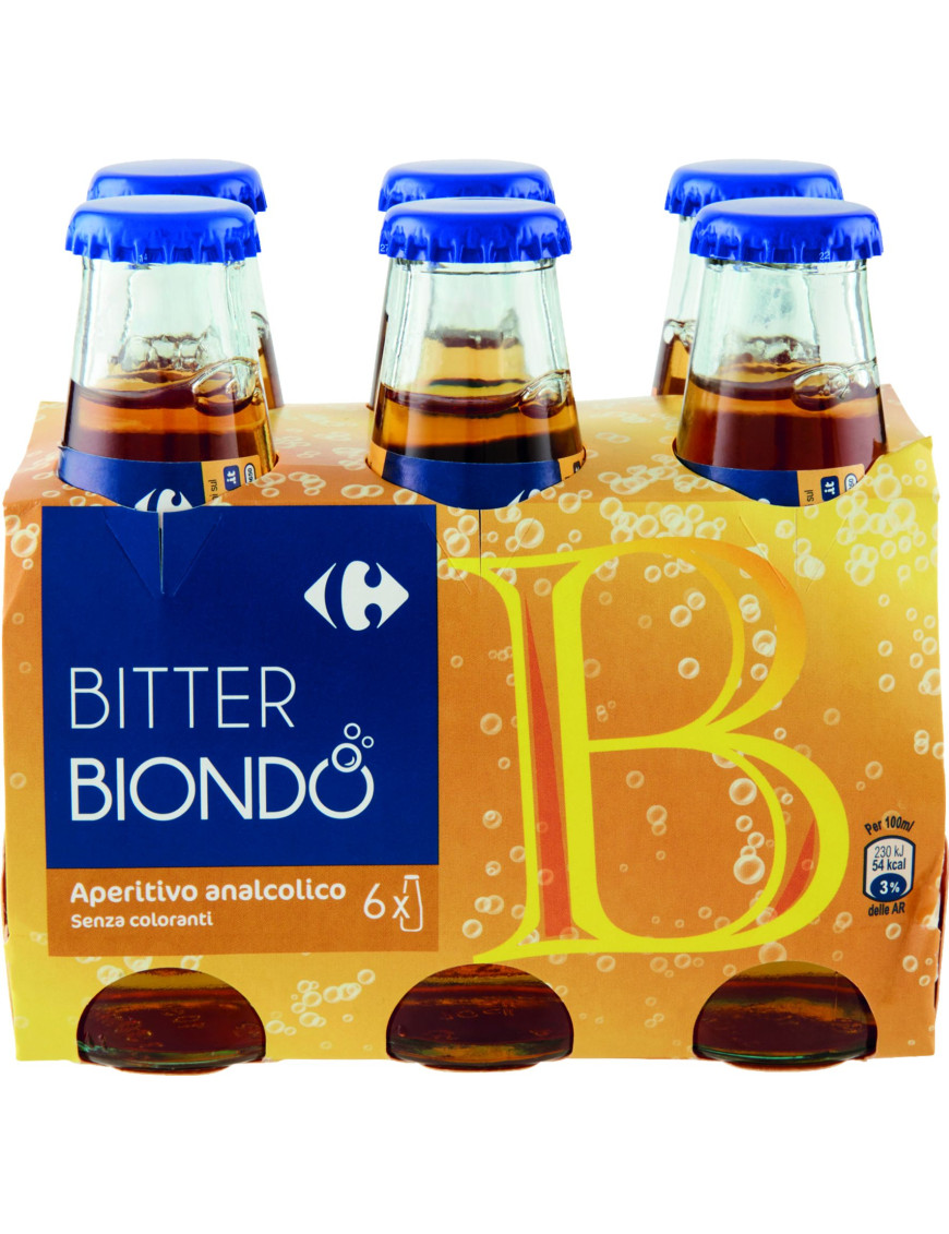 Carrefour Bitter cl.10X6 Biondo