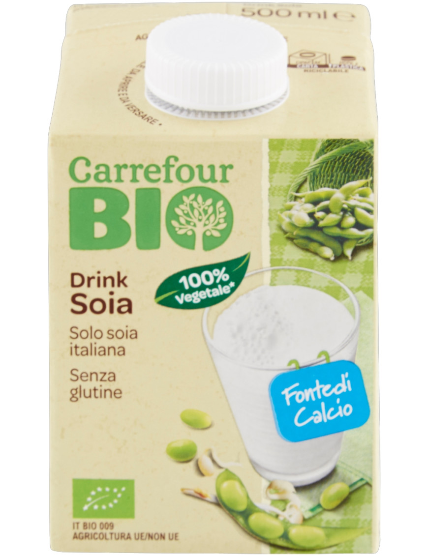Carrefour Drink Soia e Calcio BIO ml.500