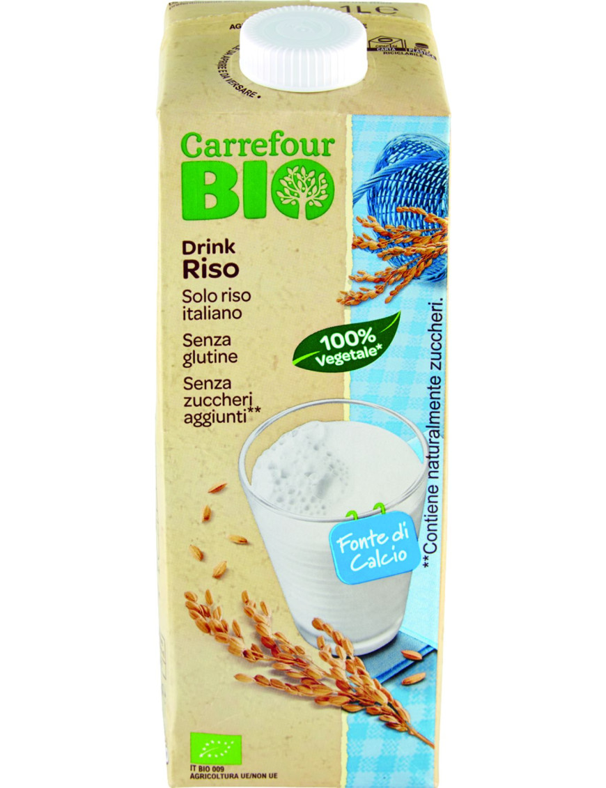 Carrefour Drink Riso/CalcioBIO  lt.1