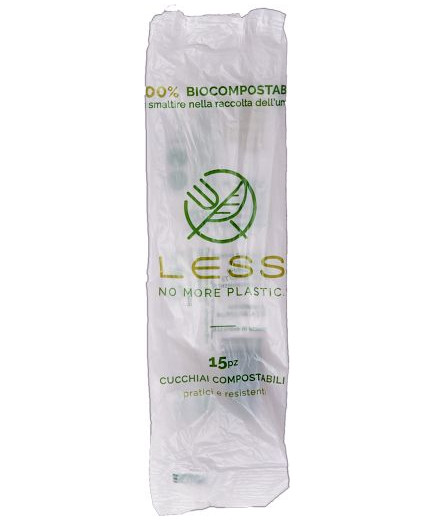 Bio Less Cucchiaio Compostabile X15 pz.