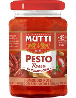 Mutti Pesto Rosso Di Pomodoro Bottiglia 180 gr.
