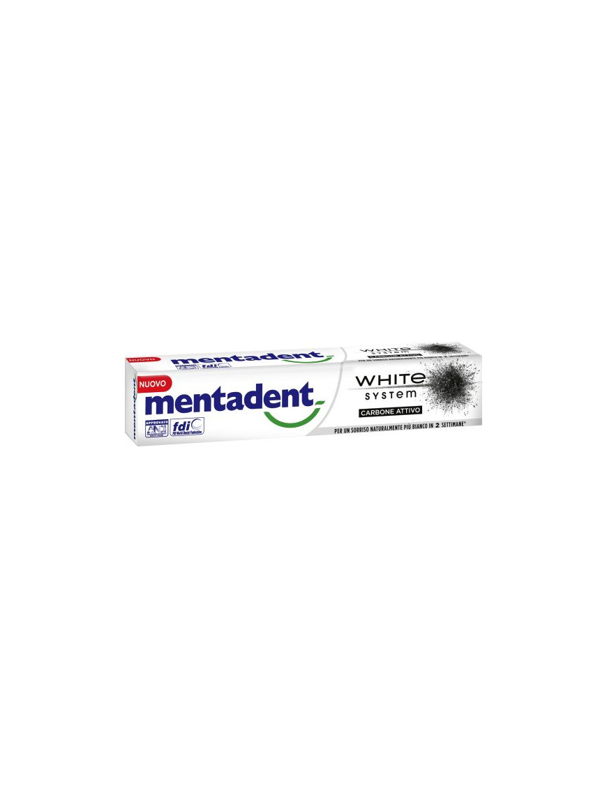 MENTADENT DENT.WHITE SYSTEM CARBONE ML.75