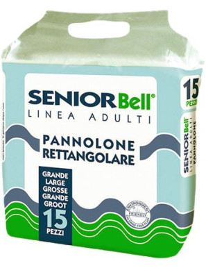 Senior Bell Pannolone Rettangolare X15 Pezzi