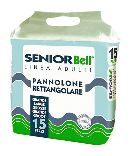 Senior Bell Pannolone Rettangolare X15 Pezzi