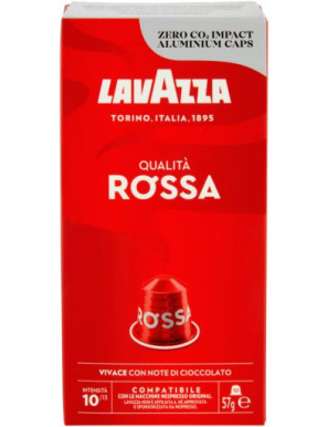 Lavazza Qualita' Rossa 10 Cps Compatibili Nespresso
