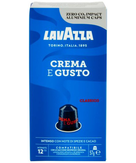 Lavazza Crema&Gusto 10 Capsule -Compatibili Nespresso-