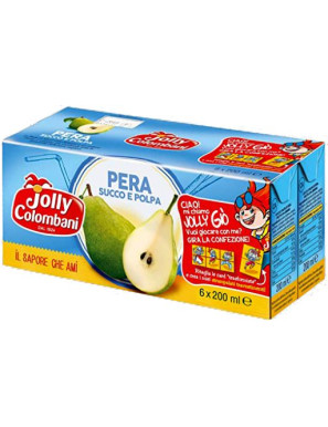 JOLLY COLOMBANI SUCCO ML.200X6 PERA BRIK