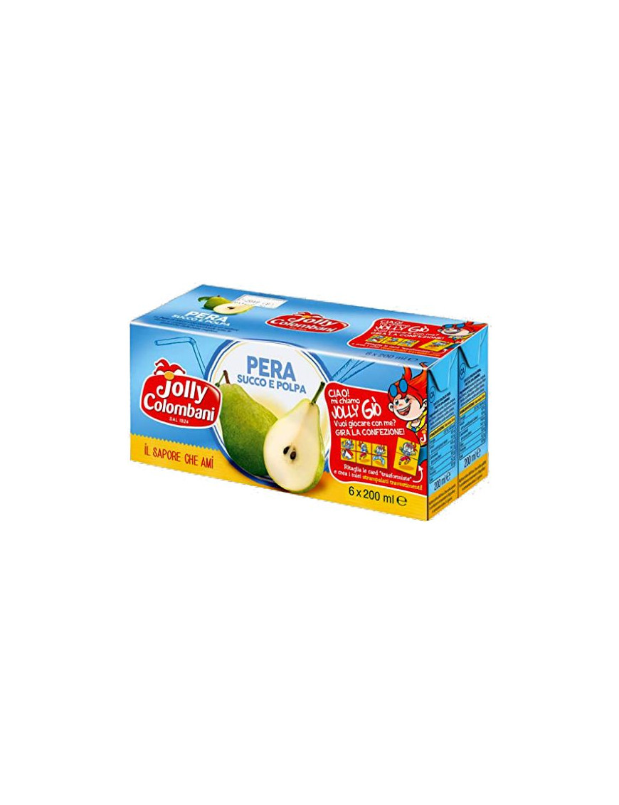 JOLLY COLOMBANI SUCCO ML.200X6 PERA BRIK