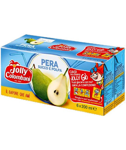 JOLLY COLOMBANI SUCCO ML.200X6 PERA BRIK