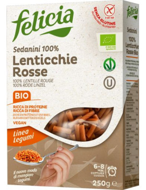 FELICIA G.250 100% LEGUMI BIO -SEDANINI- LENTIC.ROSSE