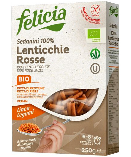 FELICIA G.250 100% LEGUMI BIO -SEDANINI- LENTIC.ROSSE