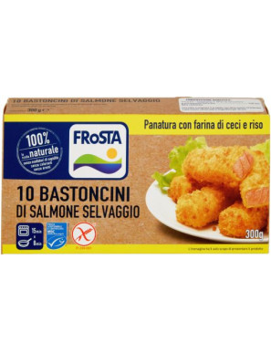 Frosta 10 Bastoncini Di Salmone Selvatico gr.300 Senza Glutine