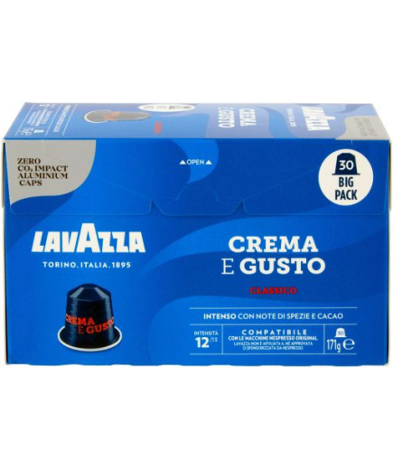 Lavazza Crema&Gusto 30 Capsule - Compatibile Nespresso-