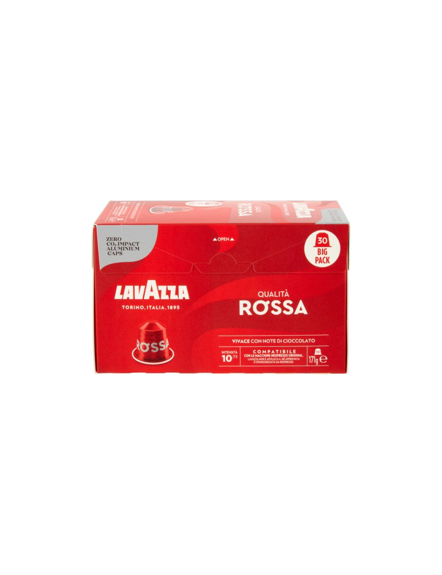Lavazza Qualita' Rossa 30 capsule -Compatibili Nespresso-