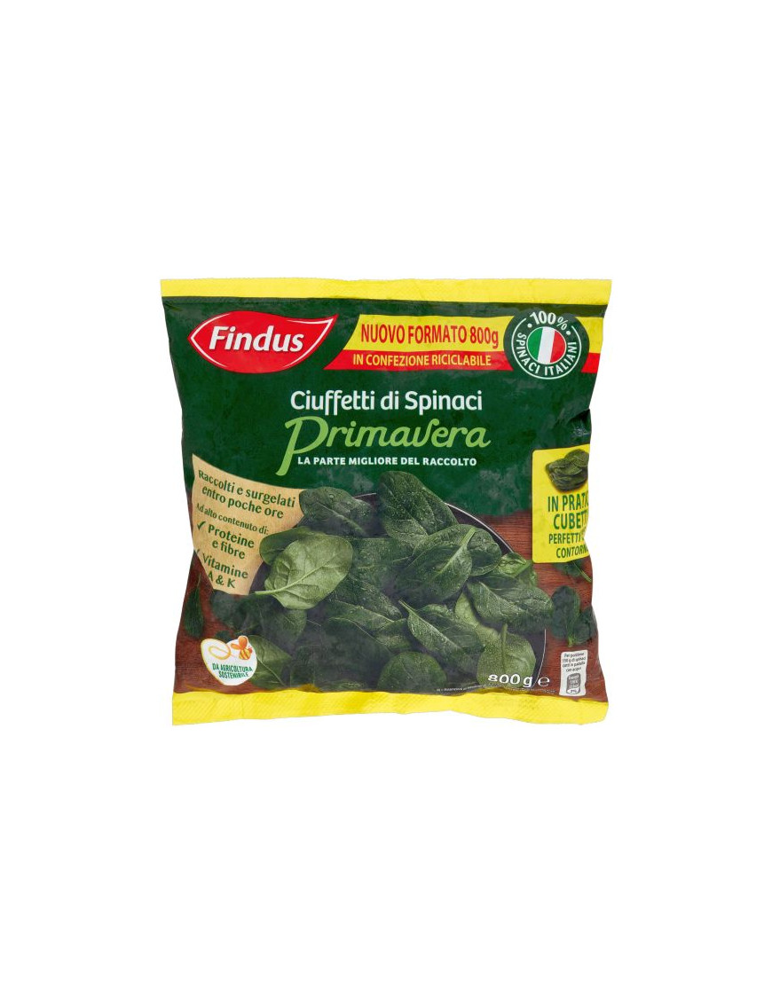 Findus Ciuffetti Di Spinaci Primavera gr.800