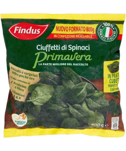 Findus Ciuffetti Di Spinaci Primavera gr.800