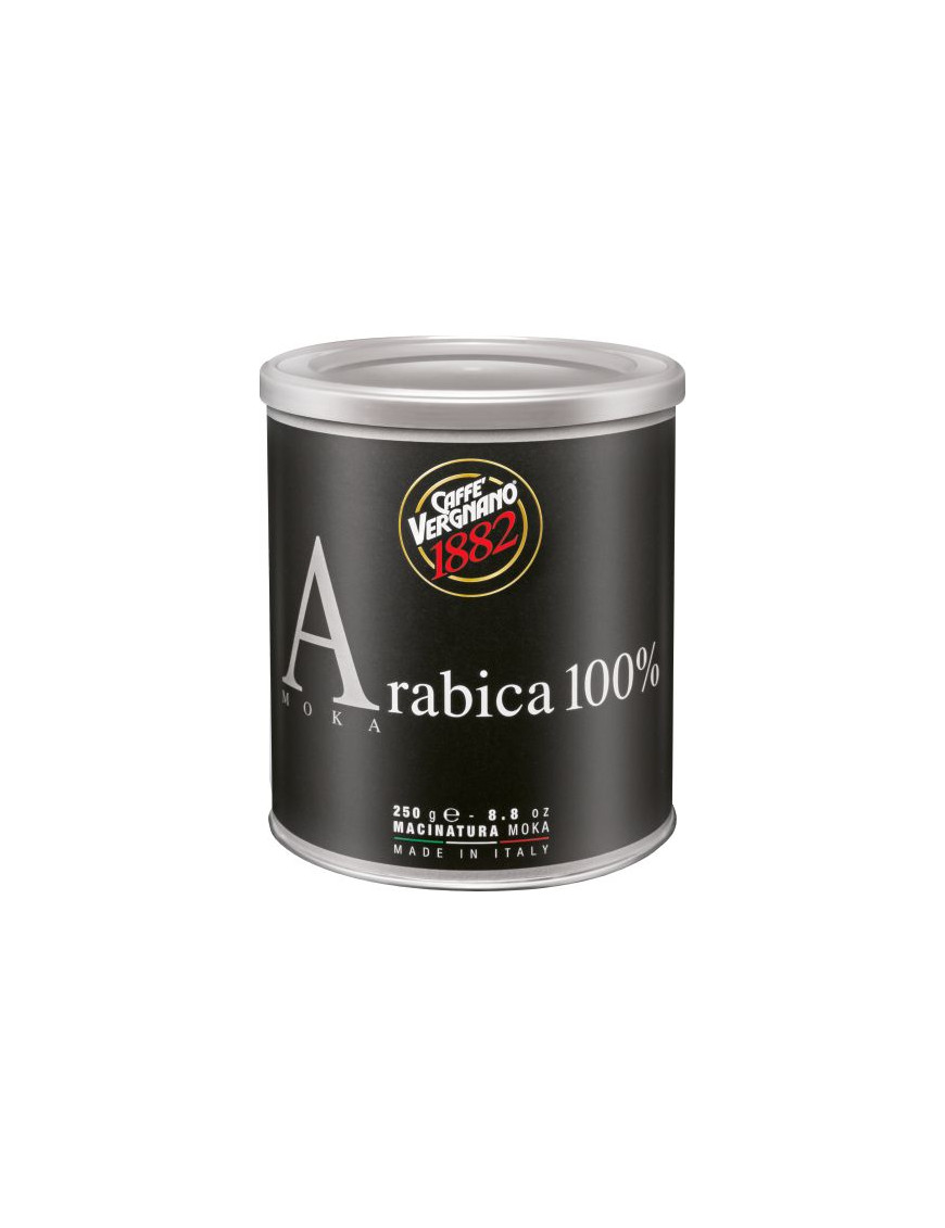 Vergnano Moka 100% Arabica gr.250 Lattina