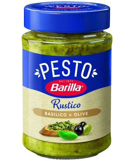 BARILLA PESTO RUSTICO G.200 BASILICO E OLIVE