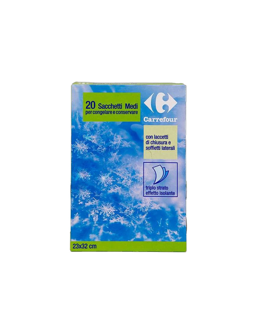 Carrefour Sacchetto Gelo Medi X20 Pezzi