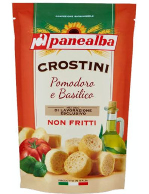 PANEALBA CROSTINI G.100 POMODORO E BASILICO