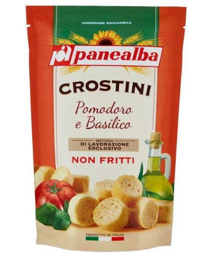 PANEALBA CROSTINI G.100 POMODORO E BASILICO