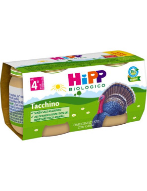 HIPP OMOGENEIZZATO TACCHINO 2X80G