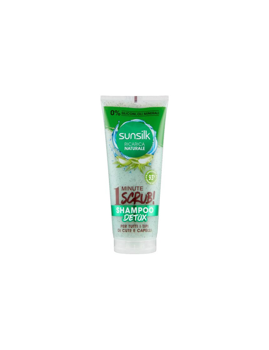 Sunsilk Shampoo 1Min. Scrub Detox Tutti Tipi Capelli ml.200
