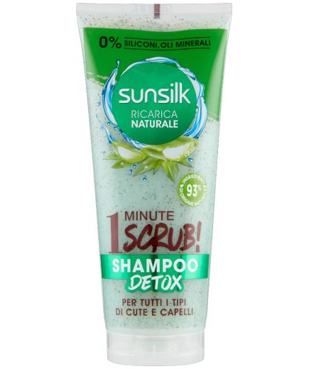 Sunsilk Shampoo 1Min. Scrub Detox Tutti Tipi Capelli ml.200