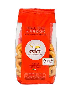 Ester Taralli Tondi Peroncino gr.250