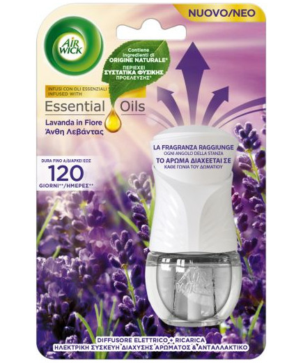 Air Wick Elettrico Completo Di Ricarica Lavanda ml.19