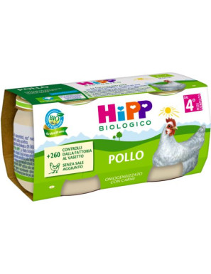 HIPP OMOGENEIZZATO POLLO 2X80G