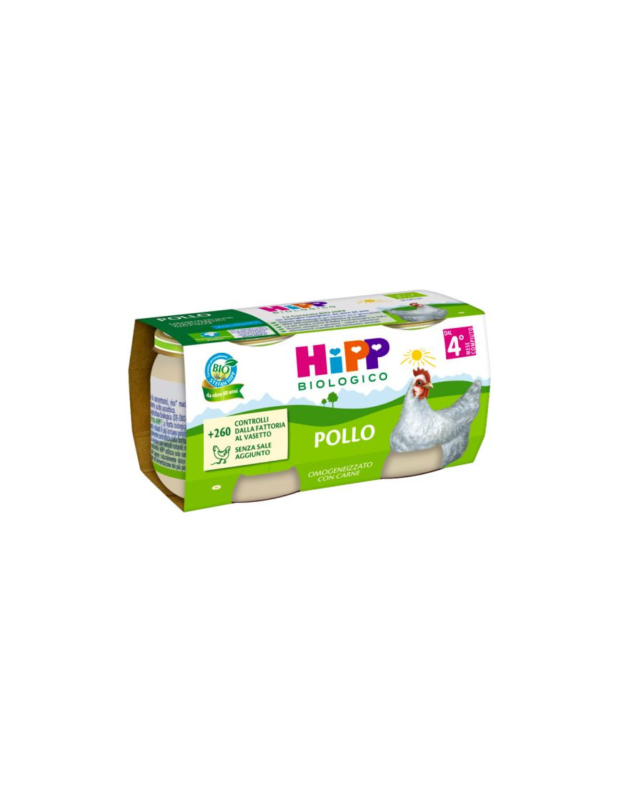 HIPP OMOGENEIZZATO POLLO 2X80G