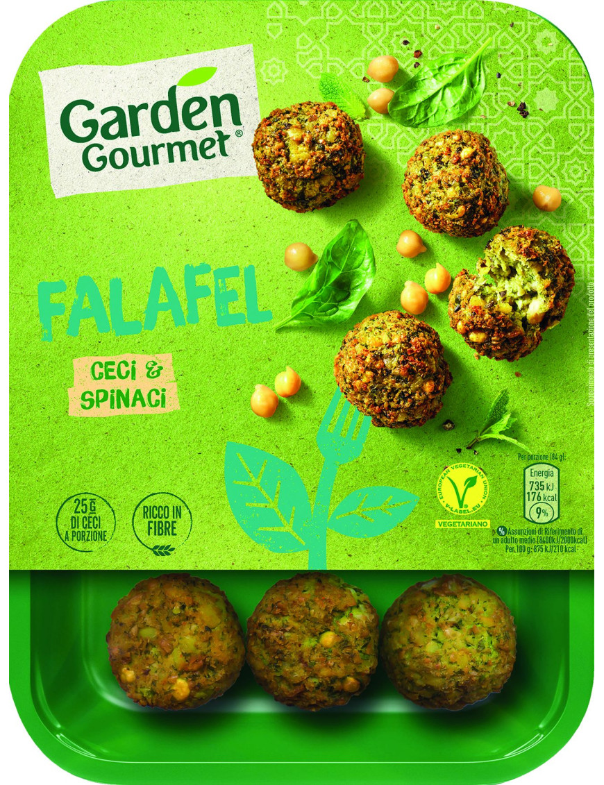 Garden Gourmet Falafel Con Ceci E Spinaci gr.190