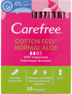 Carefree Salvaslip Aloe Ripiegato X30